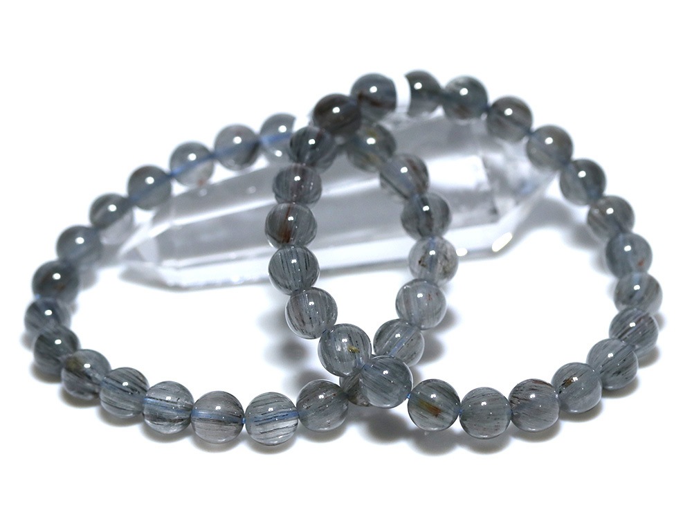 ☆高品質☆【ブレスレット】ブルールチルクォーツ (3A) (約7.5～8mm 