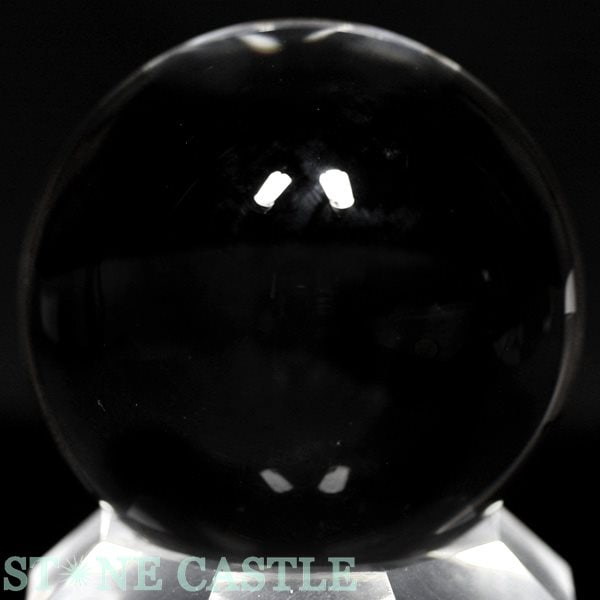 ☆高品質☆【置き石】丸玉 本水晶(無垢) (約70mm) (鑑別書付き