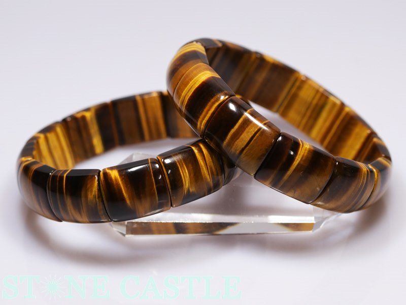 ブレスレット】タイガーアイ (3A) バングル 約15x18mm | すべての商品