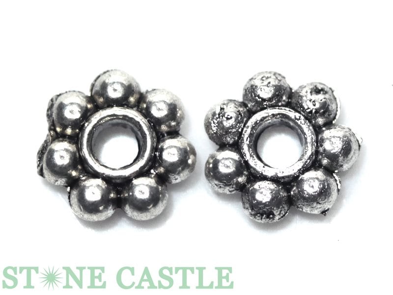 【パーツ】メタルパーツ 6mm ボールチェーン風 [5個セット]