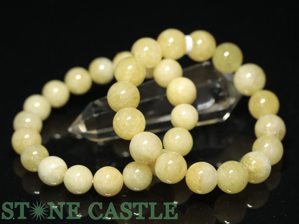 ゴールデンタンビュライト 超希少・最[高品質]ゴールデンダンビュライトブレスレット（約10.5mm玉