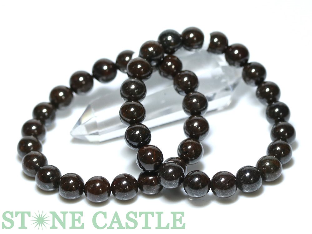 在庫定番 ハイグレード！コンドライト隕石ブレスレット10.5mm 鑑別書