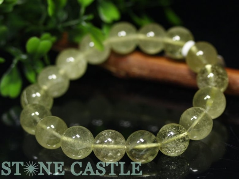 ☆高品質☆【ブレスレット】リビアングラス (5A) (約12.5～13mm
