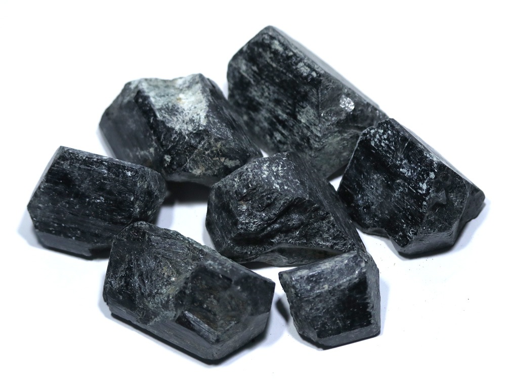 【原石】原石ラフ 黒トルマリン 単結晶 (EX) (大) 100g
