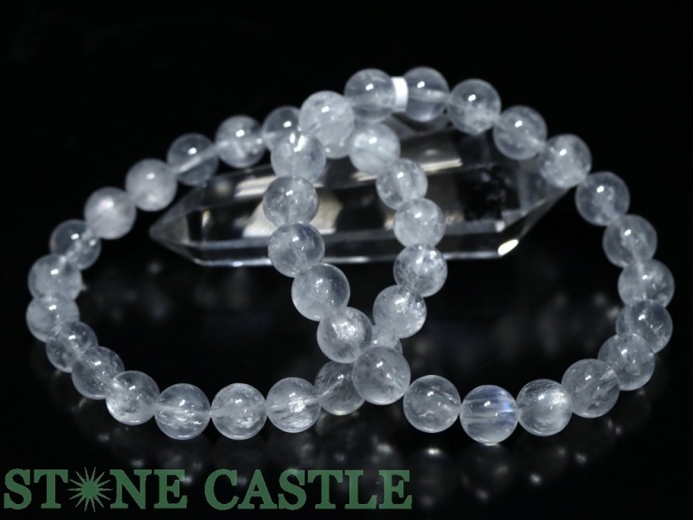 高品質 ブレスレット サチャロカムーンストーン 約9mm 天然石 パワーストーン ☆高品質☆【ブレスレット】サチャロカムーンストーン (約9.5