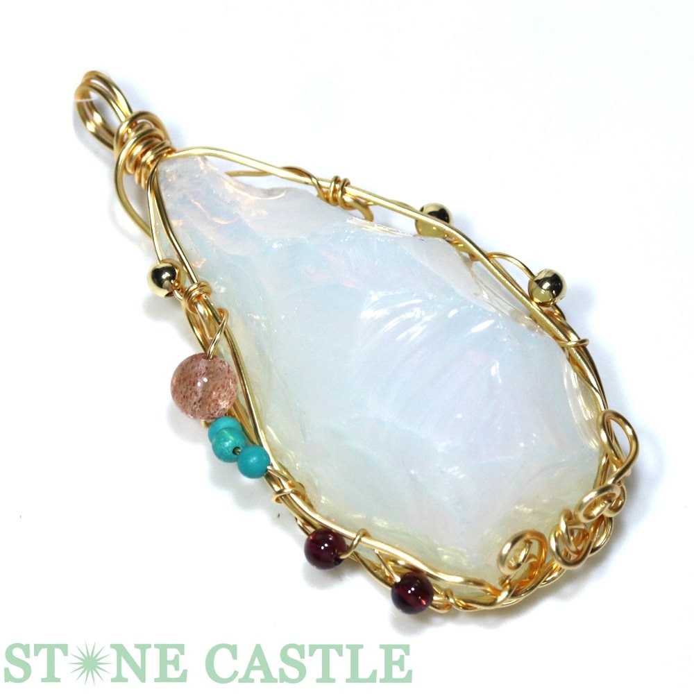 【最終お値下げ中】アンダラレムリアンクリスタル　ペンダントトップ　ベビーブルー アンダラレムリアンクリスタル ペンダントトップ ベビーブルー 【公式