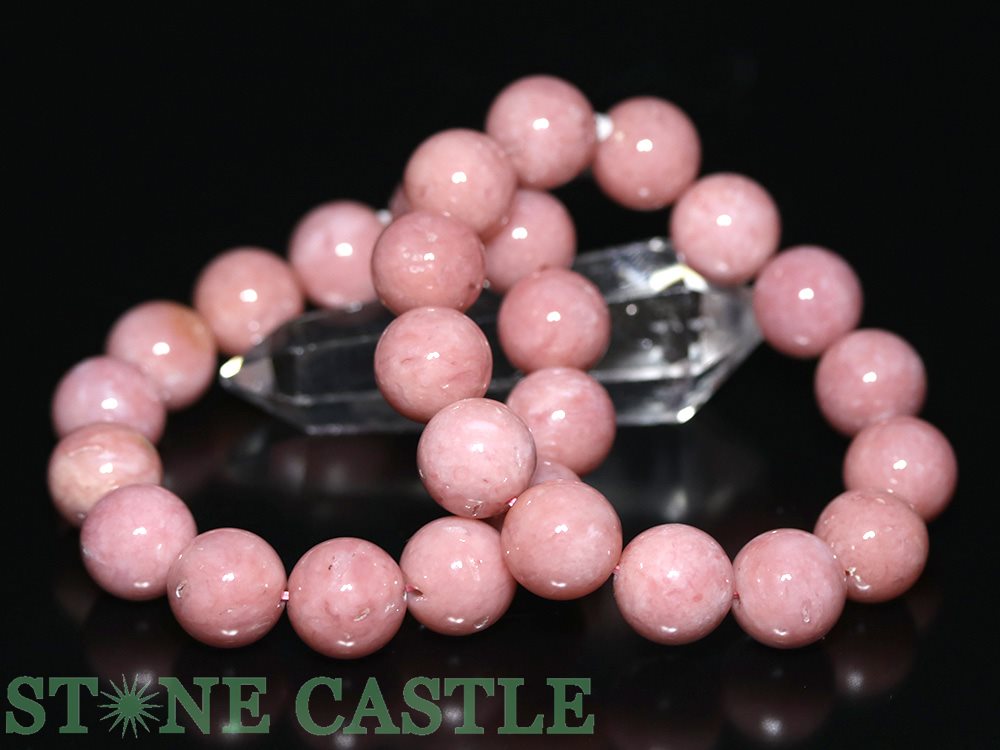 ☆高品質☆【ブレスレット】ピンクオパール (3A) (約15～15.5mm 