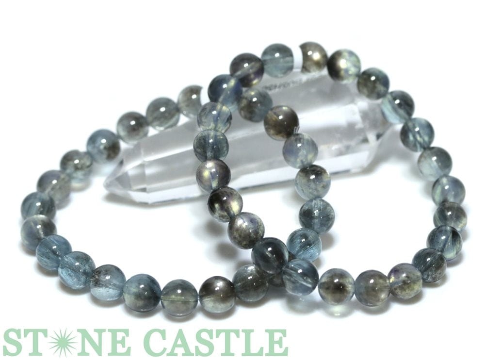 高品質 5Aアクアマリン ブルームーンストーン ブレスレット 天然石