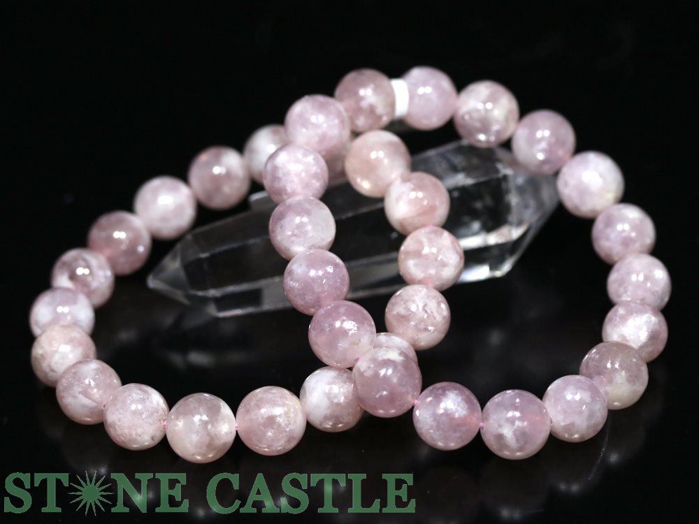 ☆高品質☆【ブレスレット】桜ピンクレピドライト (タンザニア産) (約