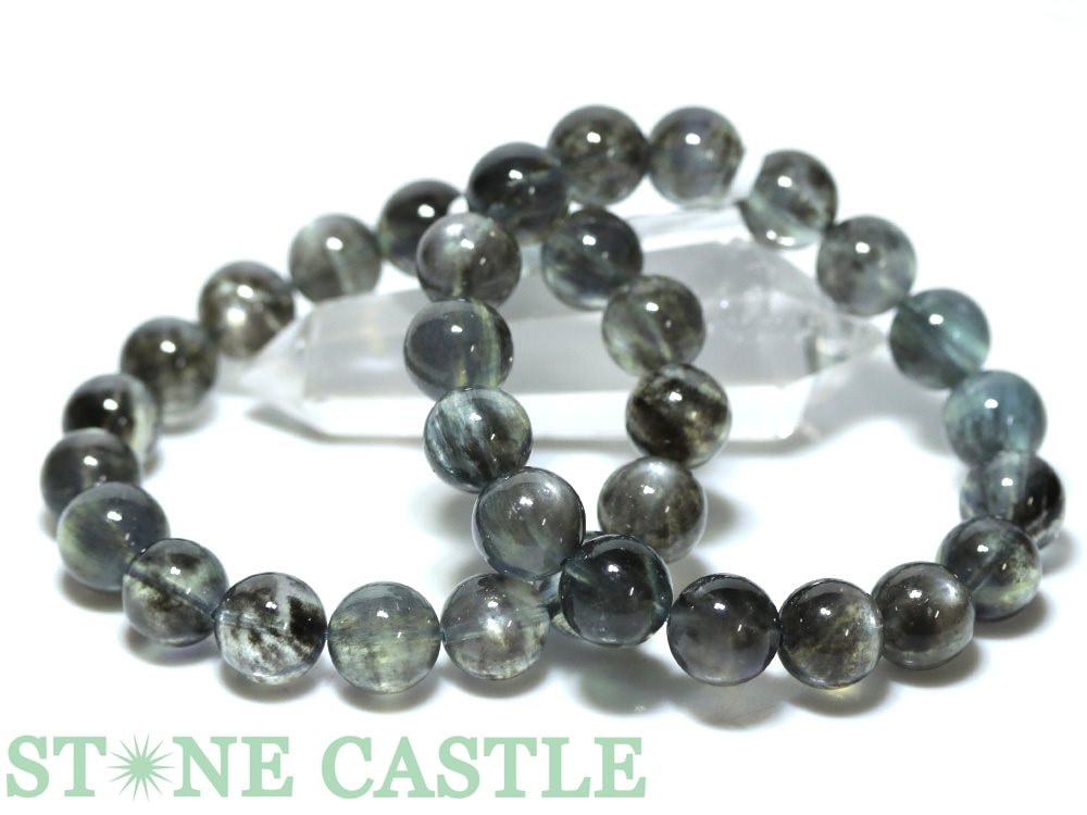 ☆高品質☆【ブレスレット】カラーチェンジアクアマリン キャッツアイ (約12.5〜13mm) (ケース付)