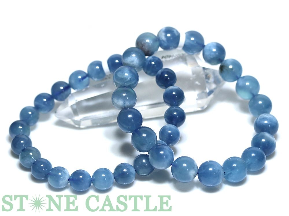 天然石ブレスレット トップレベルのアクアマリンパーツ 天然石ブレスレット トップレベルのアクアマリンパーツ