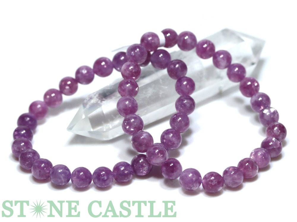 超希少石/最強品質】パープルルチルクォーツ＊約8.5mm＊ 天然石