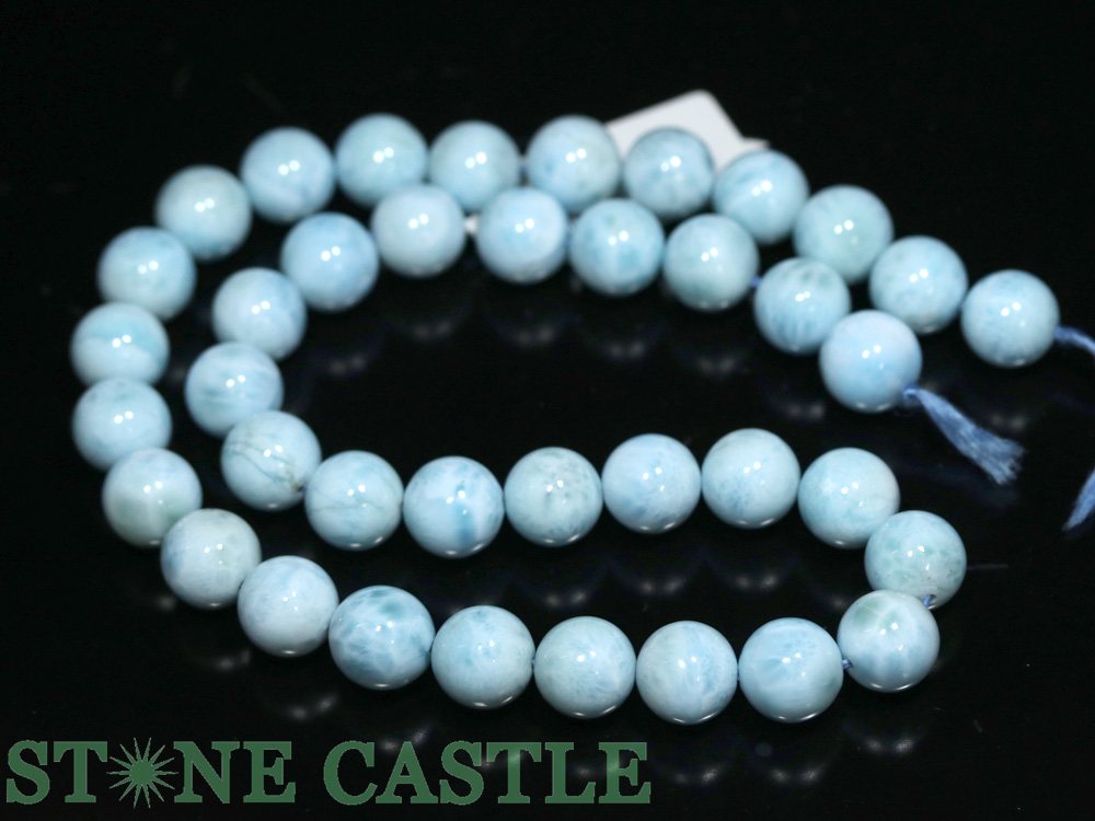 ☆一点物☆【丸ビーズ】ラリマー (6A) 約10mm No.09