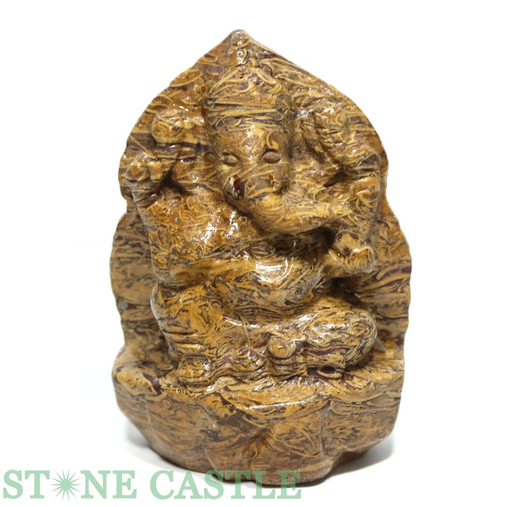 ガネーシャ　特大　天然石　翡翠　K22金使用
　特注品 ガネーシャの商品一覧｜パワーストーン卸・天然石卸問屋の