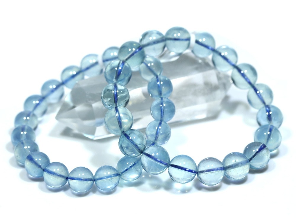 【天然】アクアマリン ブレスレット 16.8-12.5mm アクアマリン ブレスレット 12.5mm ブレスレット 12.5mm ⭐︎天然