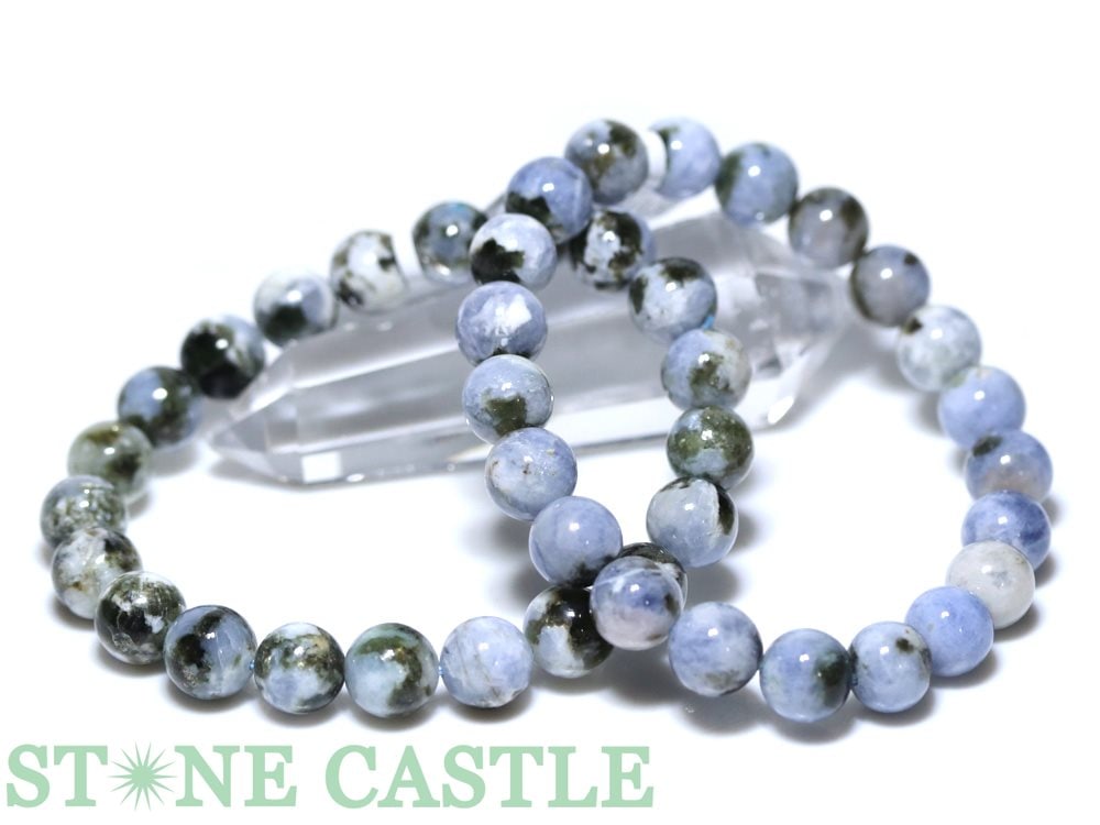 バリジュエリー　シルバーフラワーモチーフ　ブレスレット　オパール　ブルー バリジュエリー シルバーフラワーモチーフ ブレスレット