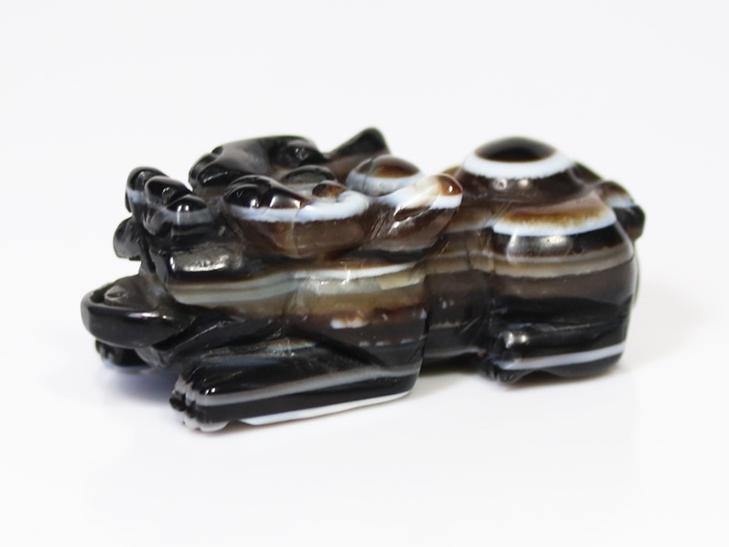 チベット密教 白銅 法供米宝塔 一眼天珠 ペンダント象嵌 お守り