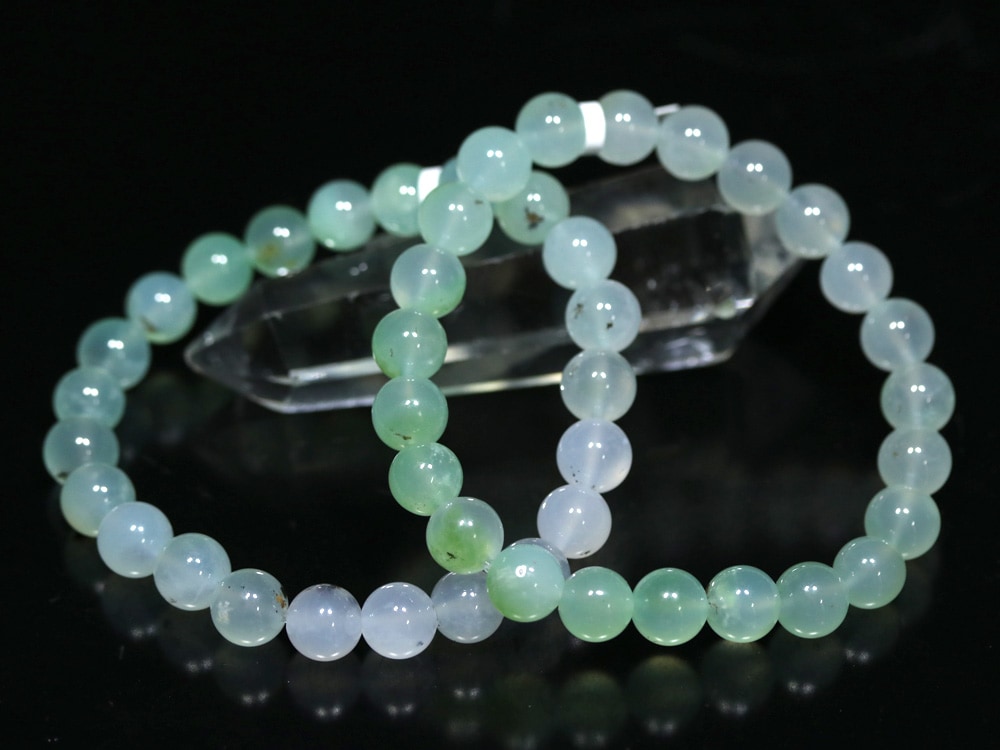 ☆高品質☆【ブレスレット】クリソプレーズ (A) (約8～8.5mm) | すべて  