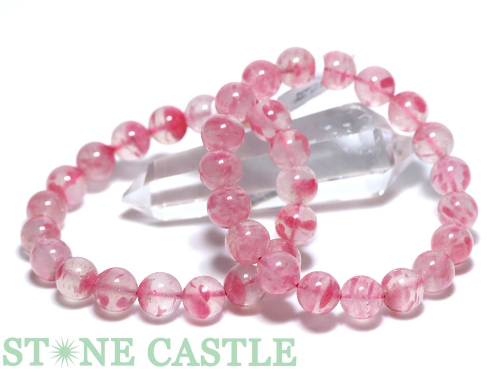 桃色の雲◆高品質✧タンザナイトブレスレット✧14kgf 再々販 14kgf 宝石質ブルームーンストーンのふさふさ