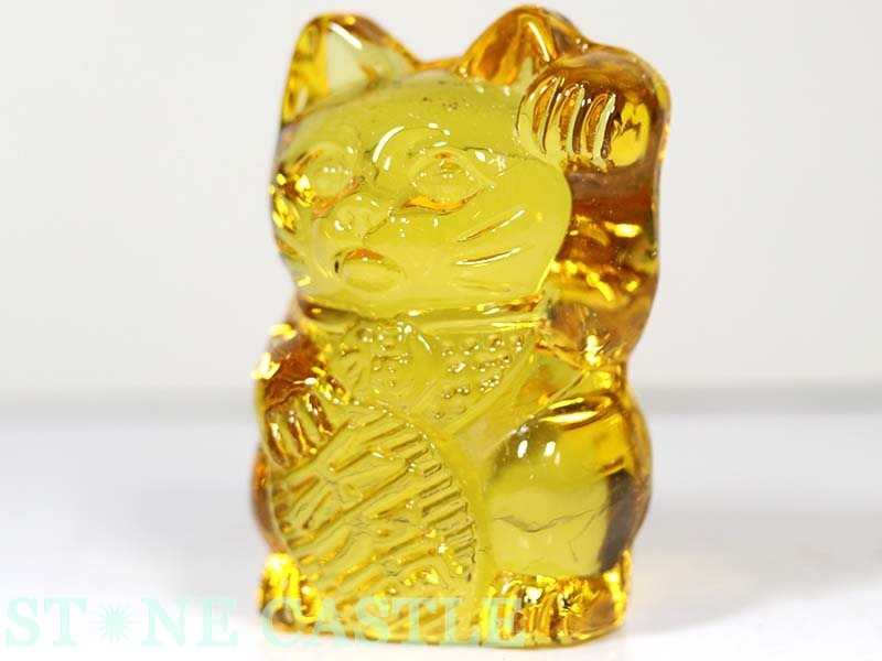 彫刻置物】招き猫 クリスタルガラス (大) 各色 | すべての商品