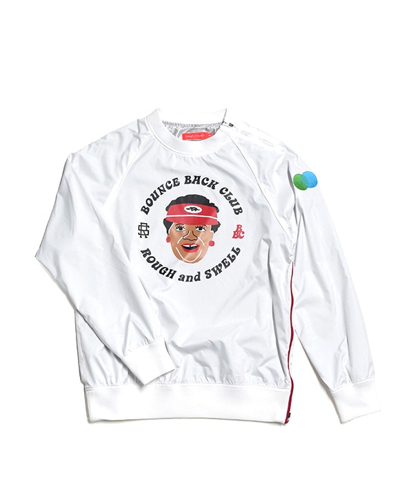 タイムセール ROUGH AND SWELL ホワイトTシャツ ROUGH&SWELL ラフアンドスウェル 襟付き 半袖Tシャツ カモノハシ