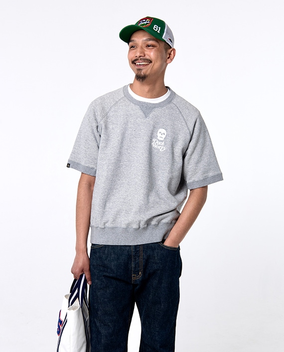 話題の行列 RSM-25043 SKULL-SMILE SWEAT | rough & swell,rough & swell メンズウェア