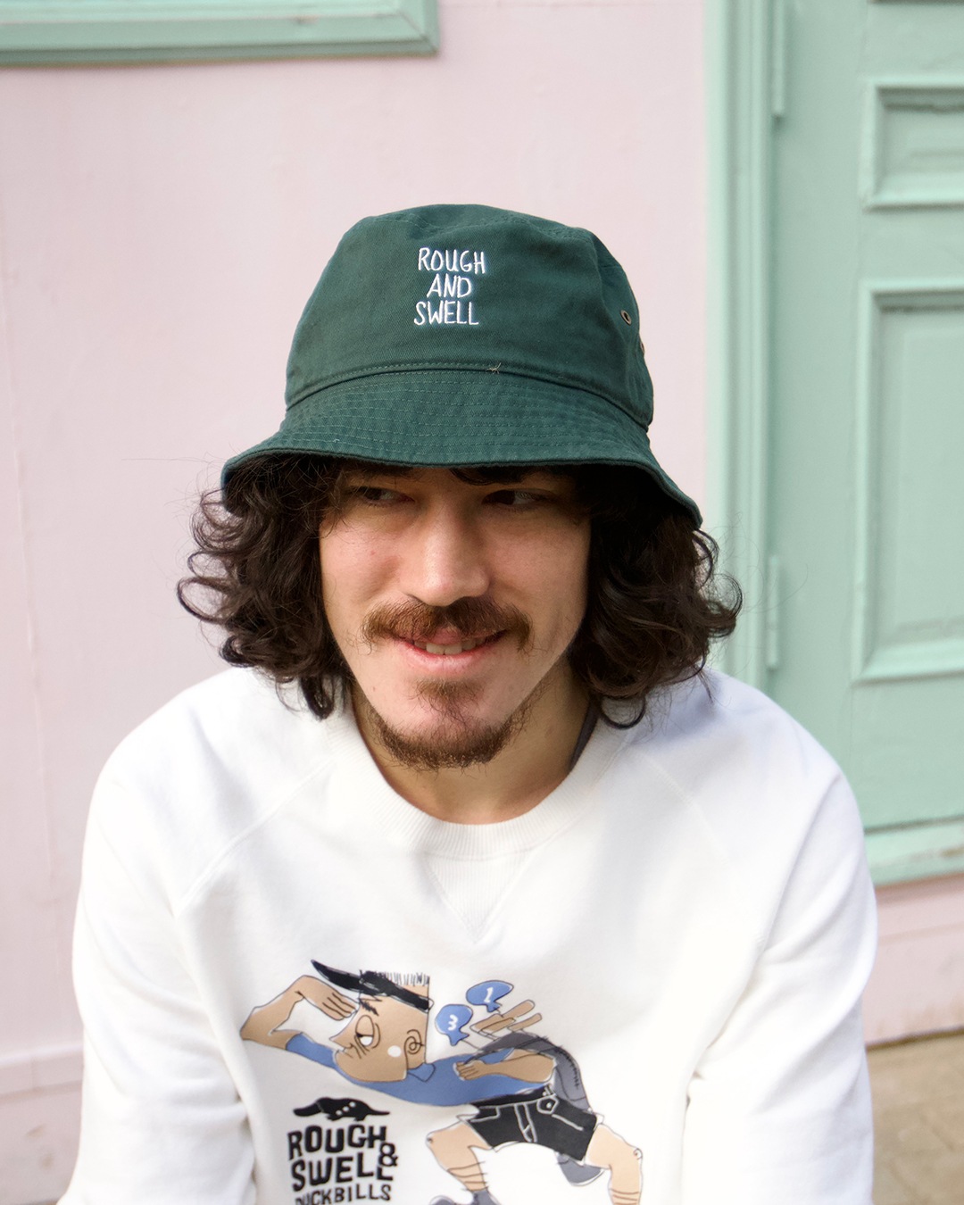 ラフアンドスウェル バケットハット MANHATTAN HAT ユニセックス新品 ラフアンドスウェル バケットハット MANHATTAN HAT ユニセックス新品