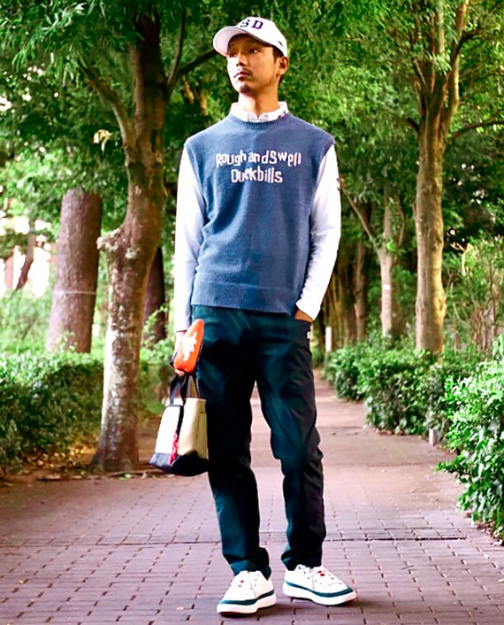 Rough and Swell Duckbills ベスト ネイビー　Mサイズ rough&swell ラフアンドスウェル DUCKBILLS VEST ベスト