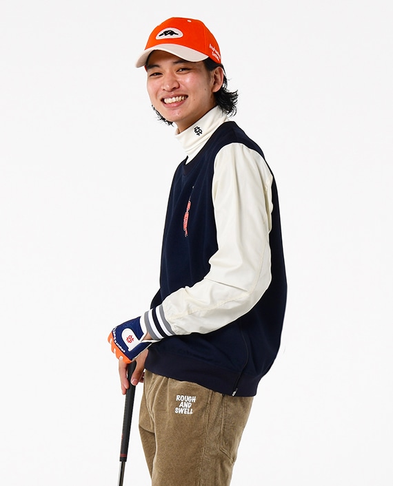 rough and swell スニードジャック ネイビー Mサイズ カジュアルゴルフドットコムby PALM SPRINGSにrough&swell［ラフ