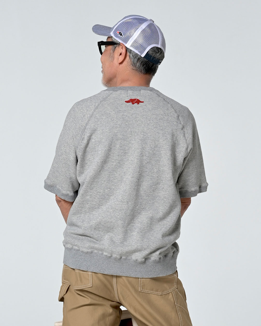 RSM-26043 RED LOGO SWEAT | rough & swell,rough & swell MEN