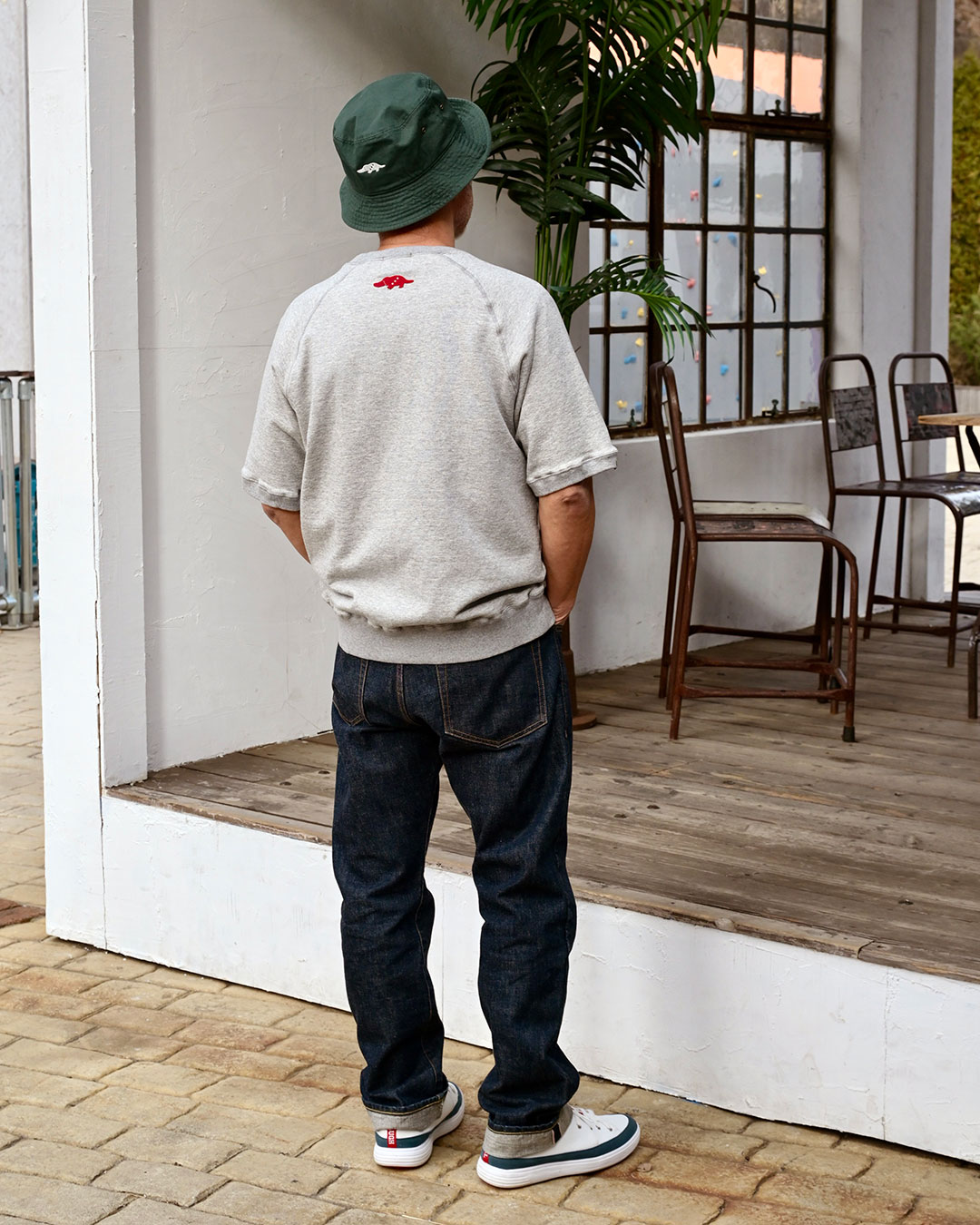 RSM-26043 RED LOGO SWEAT | rough & swell,rough & swell MEN