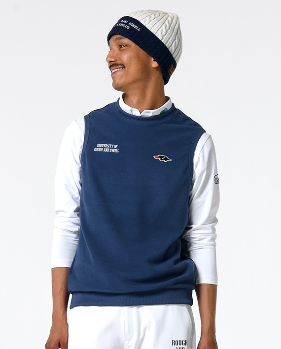 RSM-25226 COLLEGE VEST | rough & swell,rough & swell MEN