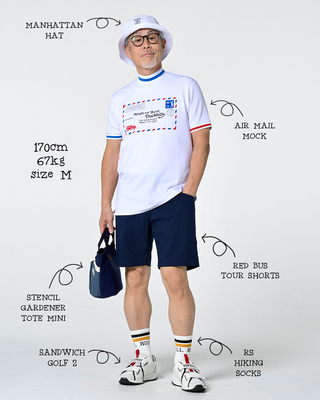 RSM-26034 AIR MAIL MOCK | rough & swell,rough & swell MEN