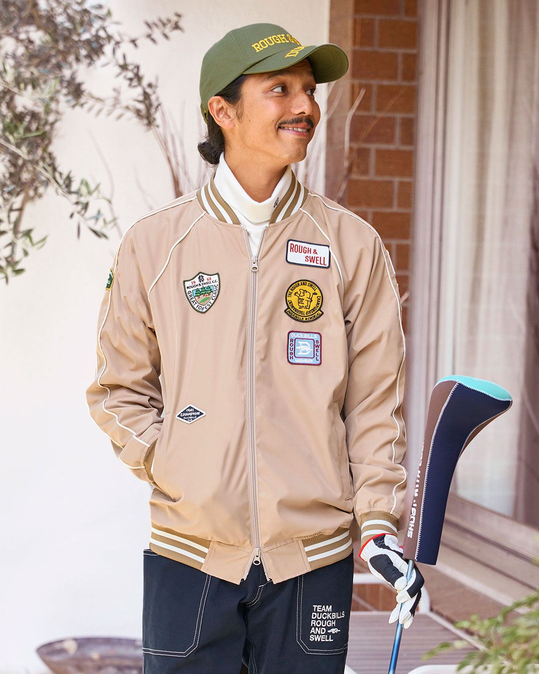 RSM-26246 DUCKBILLS PATCH JACKET | rough & swell,rough & swell MEN