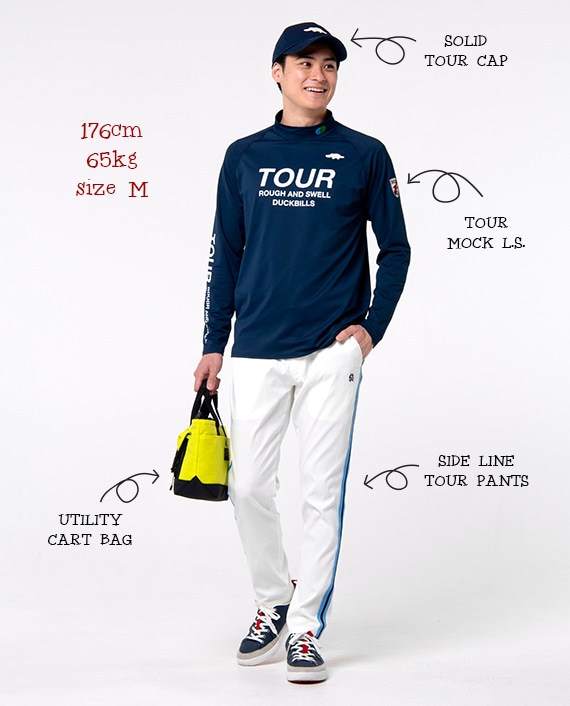RSM-25055 SIDE LINE TOUR PANTS | rough & swell,rough & swell