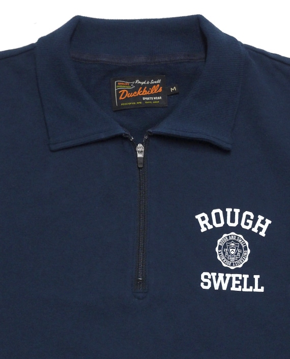 RSM-25044 COLLEGE ZIP UP SWEAT | rough & swell,rough & swell MEN