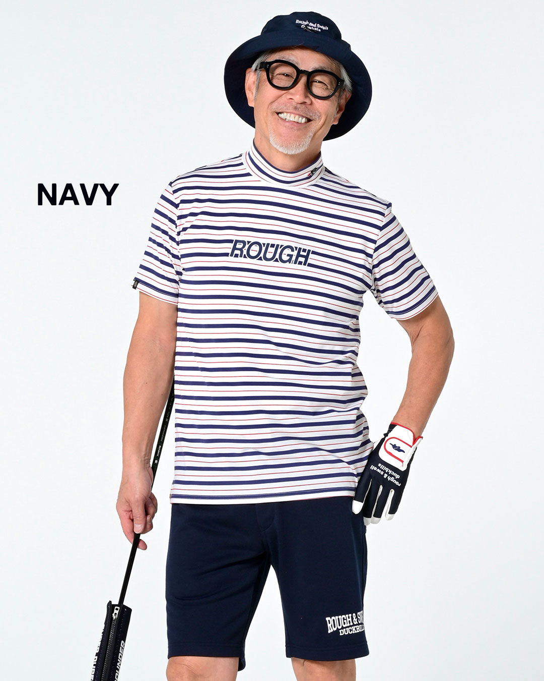 RSM-26037 MULTI BORDER MOCK | rough & swell,rough & swell MEN