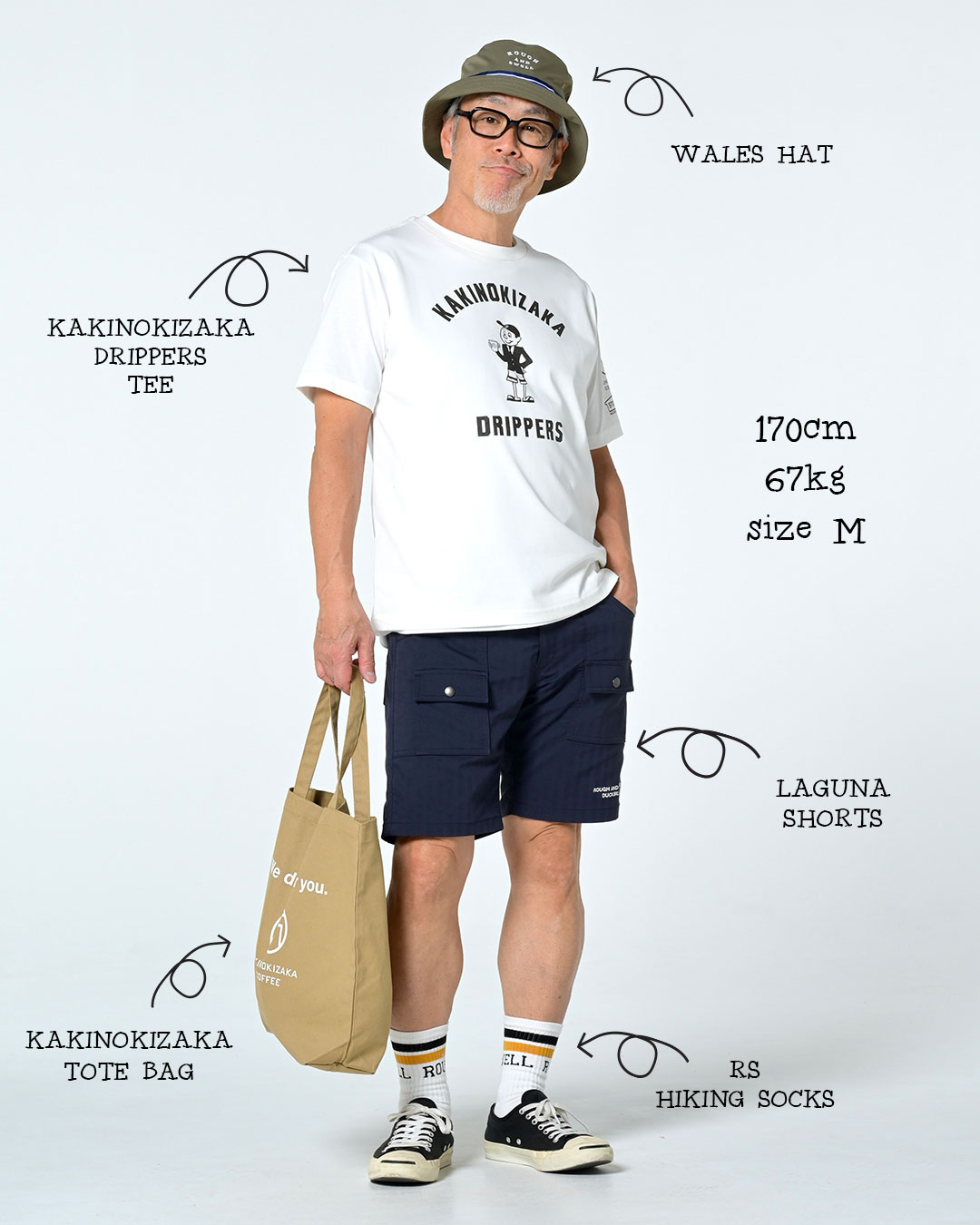 RSM-26112 KAKINOKIZAKA DRIPPERS TEE | rough & swell,rough & swell