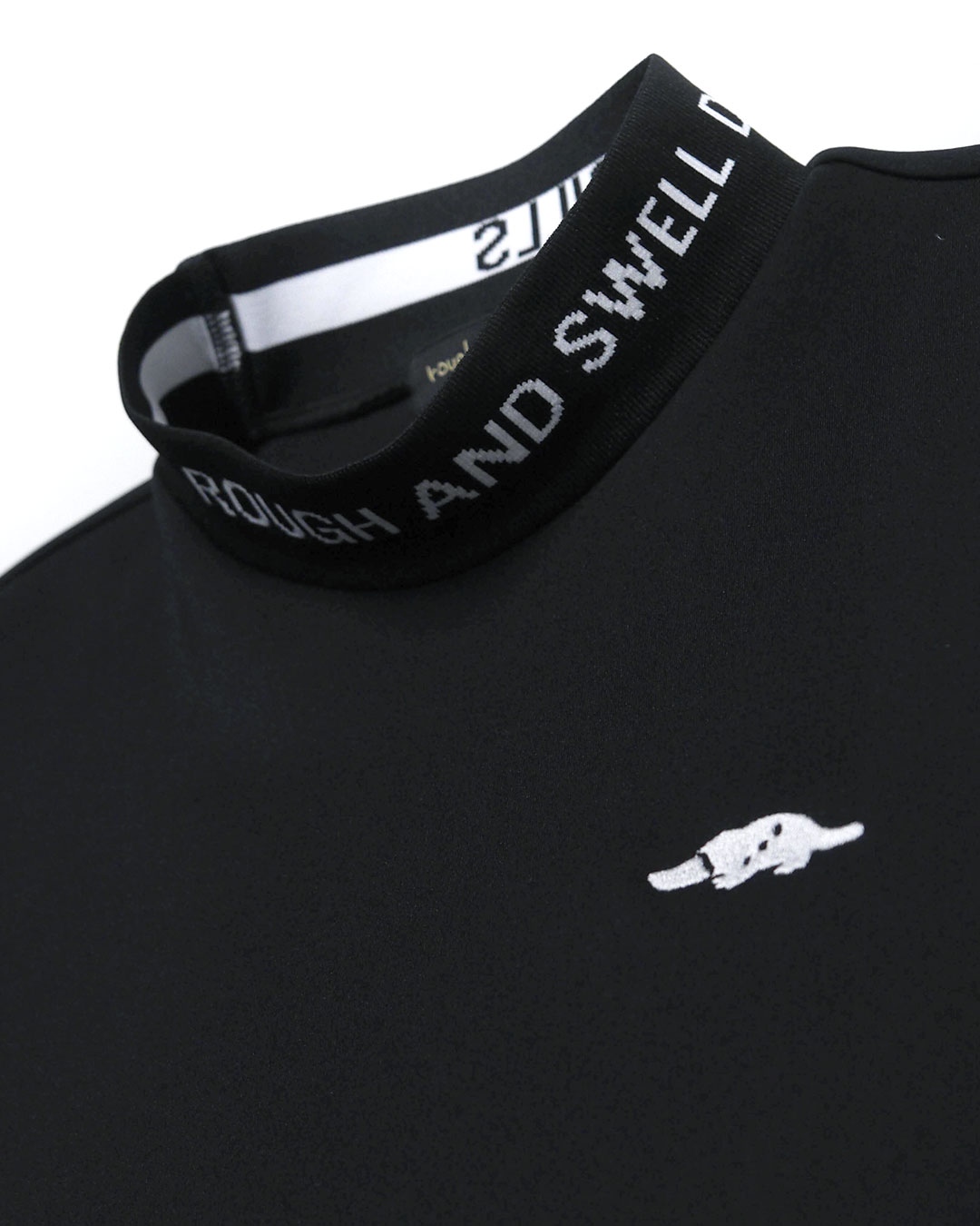 RSM-26036 COLLAR LOGO MOCK | rough & swell,rough & swell MEN