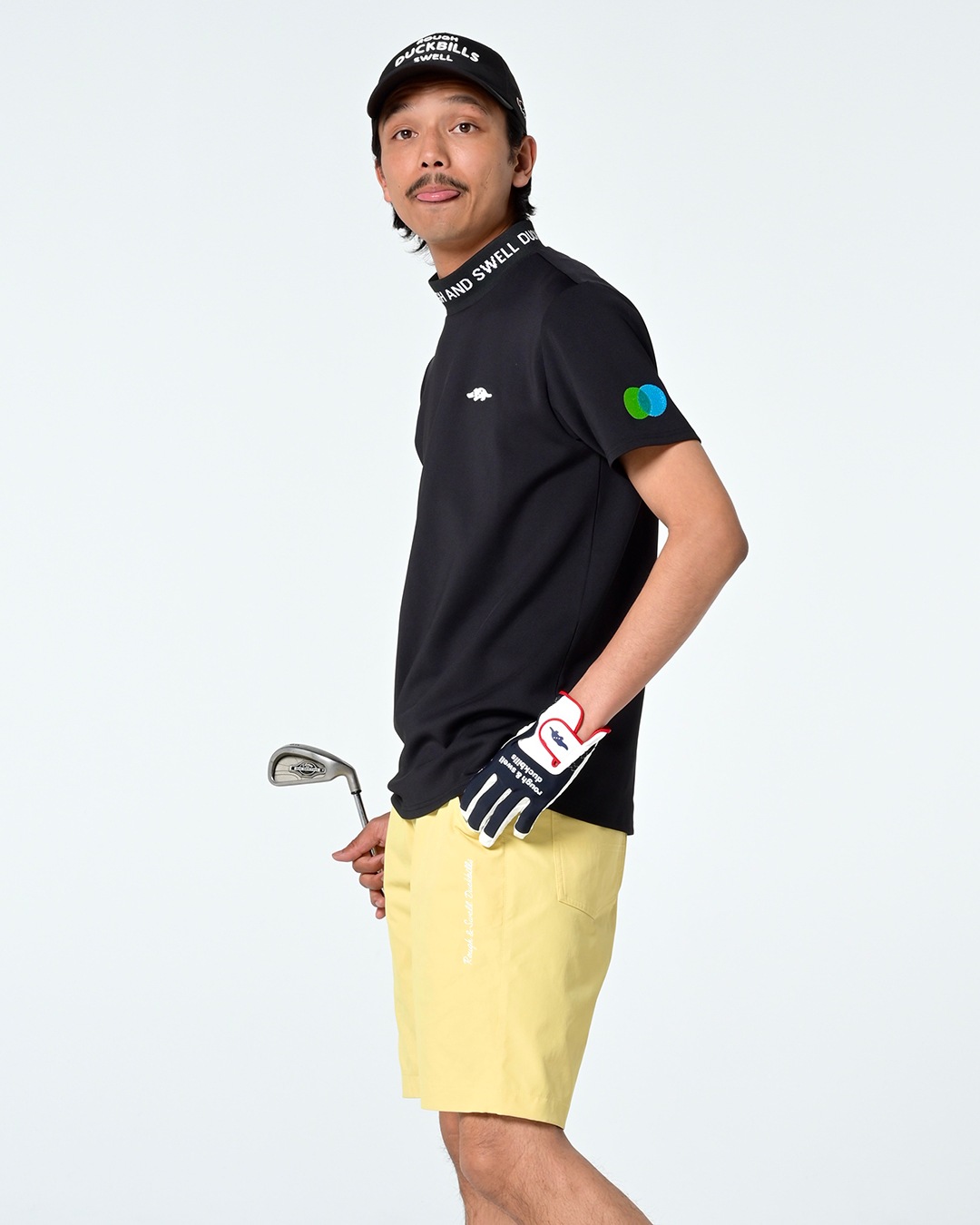 RSM-26036 COLLAR LOGO MOCK | rough & swell,rough & swell MEN