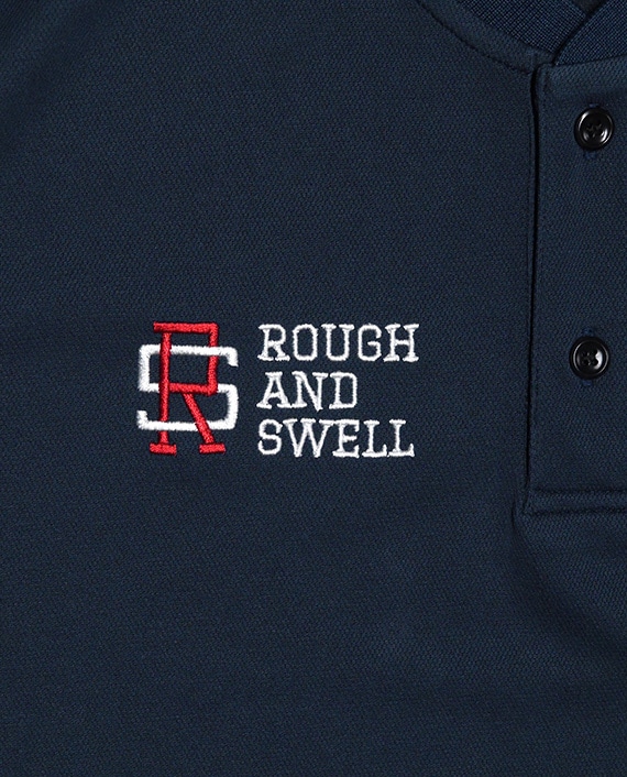 ROUGH & SWELL DUCKBILLS ポロシャツ M ネイビー ROUGH & SWELL DUCKBILLS ポロシャツ M ネイビー Rough and