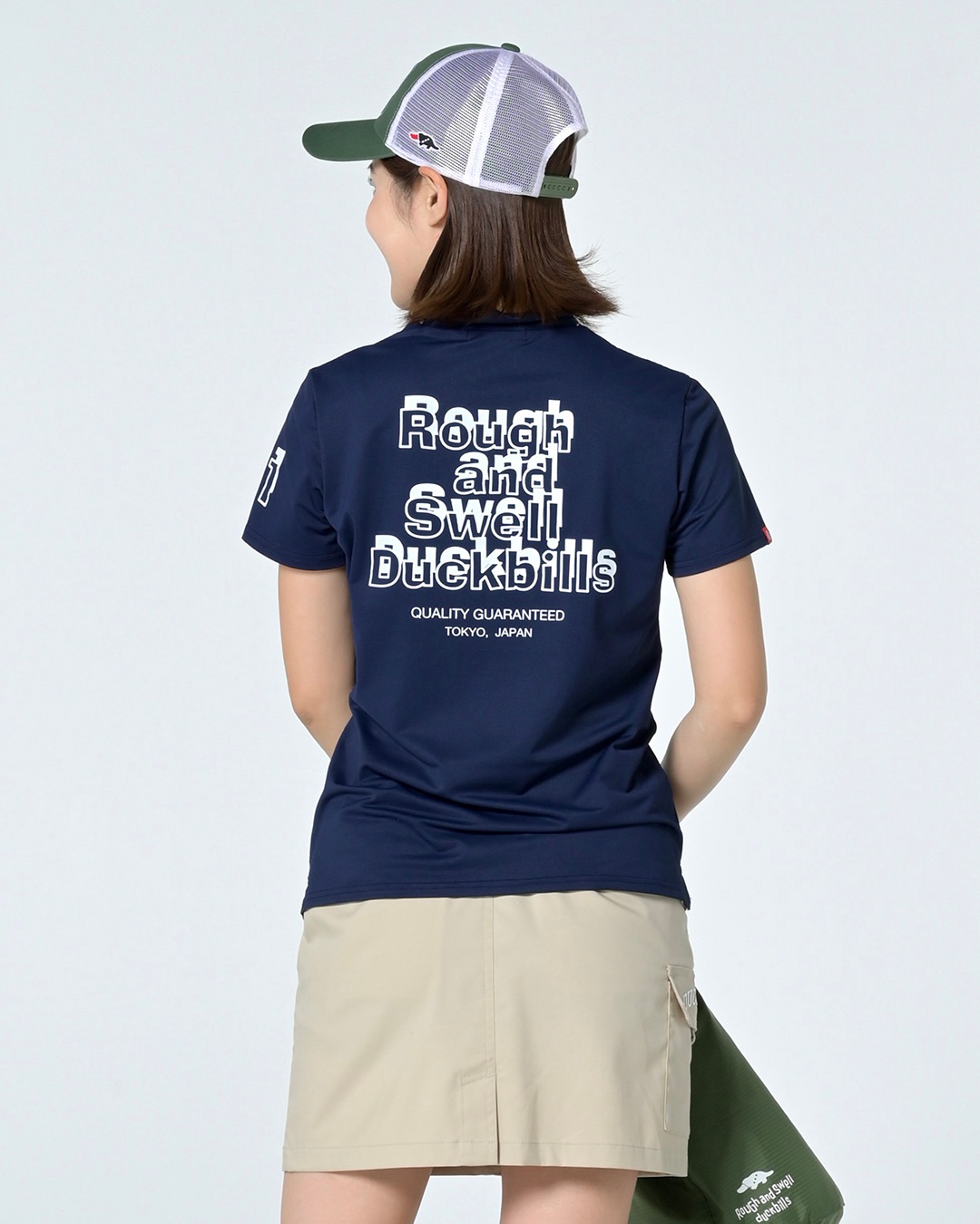 RSL-26008 BUMPY LOGO MOCK W. | rough & swell,rough & swell WOMEN