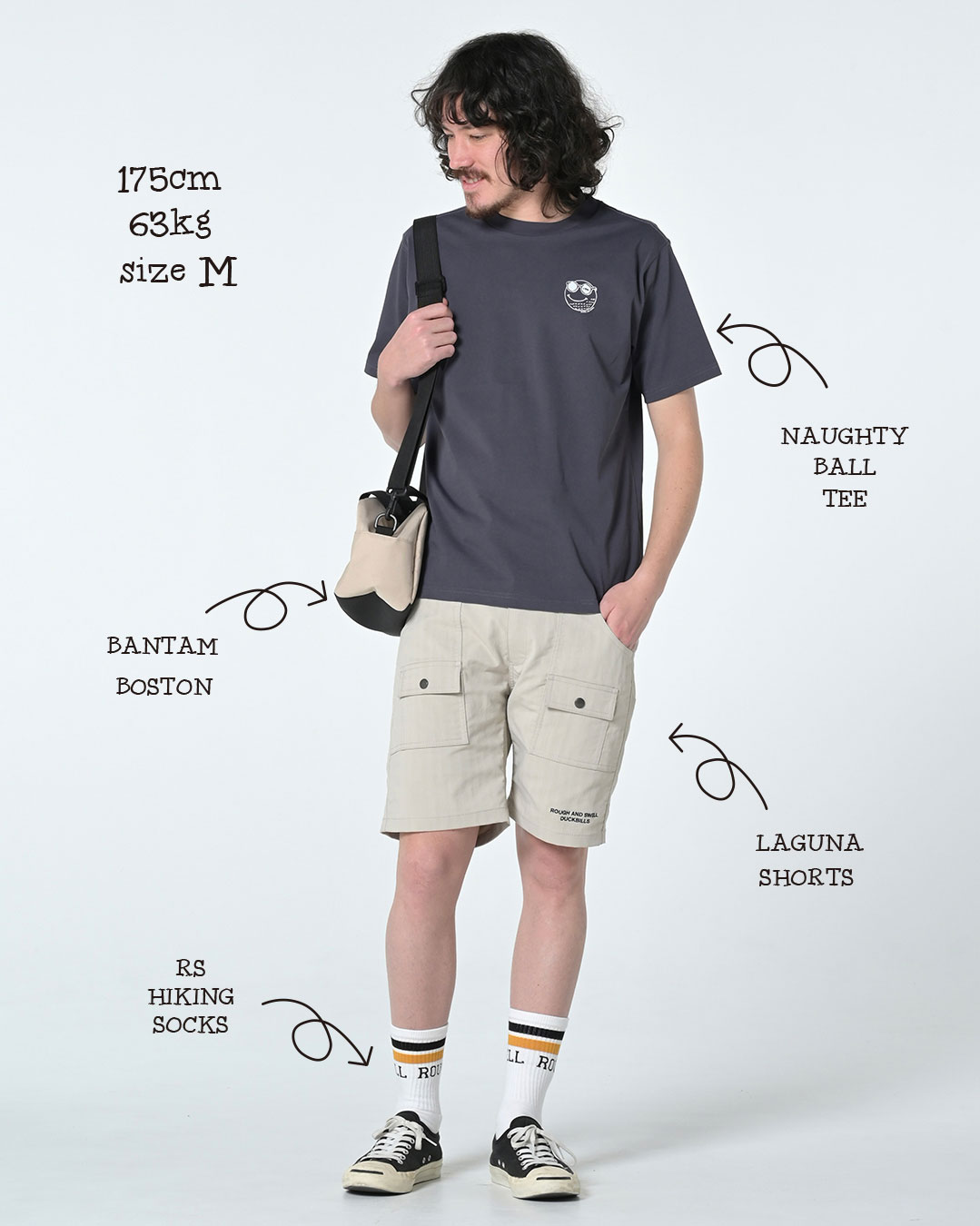 RSM-26102 NAUGHTY BALL TEE | rough & swell,rough & swell MEN