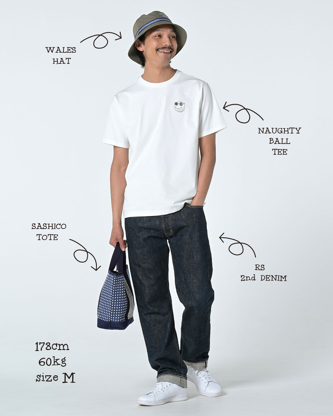 ラフ＆スウェル　ゴルフ　Ｔシャツ NAUGHTY BALL TEE Mサイズ RSM-26102 NAUGHTY BALL TEE | rough & swell,rough & swell MEN