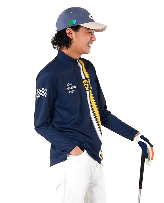 RSM-25218 INDY ZIP MOCK L.S. | rough & swell,rough & swell