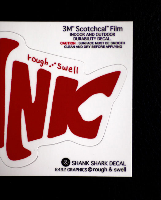 RSA-14010 SHANK SHARK DECAL | rough & swell,GOODS | | STORAGE