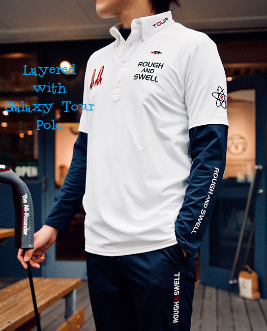 お礼や感謝伝えるプチギフト 【新品未着用/Mサイズ】ラフアンド 直売激安 POLO TOUR rough&swell AIRLINE 【新品】 ウエア(男性用)