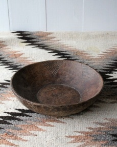 エチオピア ウッドボウル E[生活雑貨とアンティークのオンライン