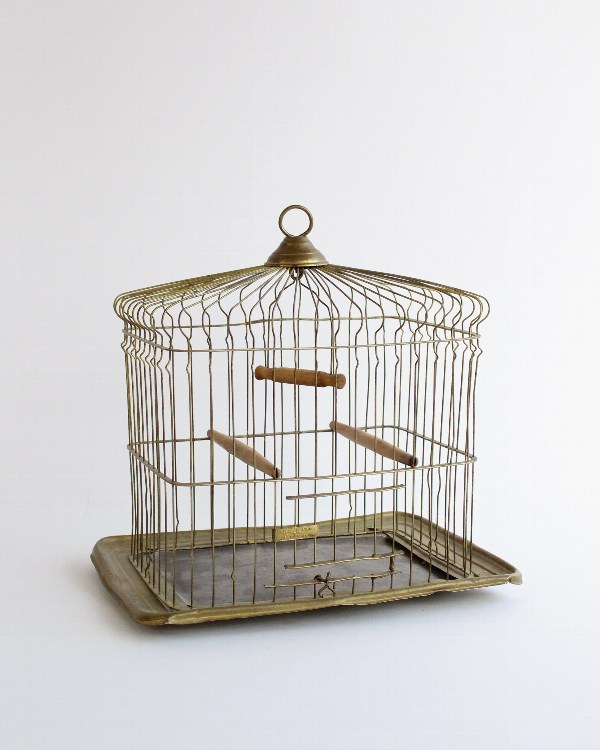 アンティーク　鳥かご　蔵出し オールドバカラ アンティーク DE BOUCHE A OREILLE / cage à