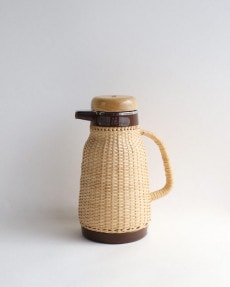 籐製 卓上ポット D